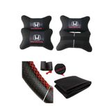 AYAZGURUP Honda Civic Fd6 Dikmeli Direksiyon Kılıfı + 5d Ortopedik Boyun Yastığı (2 Li Set)