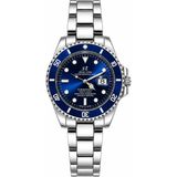 Aybars Erkek Kol Saati, Çelik Kordon, Mavi Kadran Quartz Analog Bilek Saati - Mavi - Gümüş