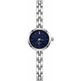 Aybars Kadın Kol Saati, Çelik Kordon, Lacivert Kadran Quartz Analog Bilek Saati - Lacivert - Gümüş