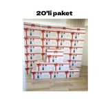 Aybas İSİM YAZILI Gelin Çeyiz Kolisi 20'li Paket BÜYÜK BOY
