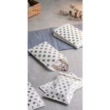 Aybaş Kağıtçılık 1. Kalite 16X21 Cm (15 Adet) Beyaz Renk Gümüş Benekli Hediye Paketi, Hediye Poşeti,Kraft Kese Kağıdı