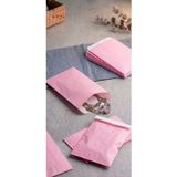 Aybaş Kağıtçılık 1. Kalite 16X21 Cm ( 15 Adet ) Pembe Renk Hediye Paketi, Hediye Poşeti, Kraft Kese Kağıdı