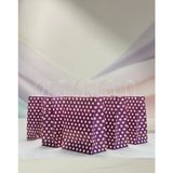 Aybaş Kağıtçılık 1.kalite 18X24 cm ( 10 Adet ) Mor Renk Beyaz Benekli Kraft Kağıt Çanta,hediye Poşeti,hediye Paketi