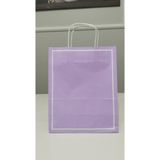 Aybaş Kağıtçılık 1. Kalite 25X12X31 cm (24 Adet) Lila Kağıt Çanta, Hediye Poşeti, Kına, Düğün, Nişan, Çantası