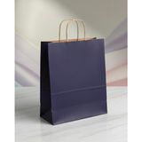 Aybaş Kağıtçılık 1.kalite 25X31 cm Büyük Boy ( 5 Adet ) Lacivert Renkli Kraft Kağıt Çanta,hediye Poşeti,hediye Paketi - 25 x 31 cm