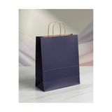 aybaş kağıtçılık 1.Kalite 25x31 Cm Büyük Boy ( 5 Adet ) Lacivert Renkli Kraft Kağıt Çanta,Hediye Poşeti,Hediye Paketi