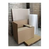 Aybaş Kağıtçılık Kutu Boş Karton 80X50X50 Cm Büyük Boy 7Li Adet Çift Oluklu Boş Koli
