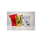 aybaş kağıtçılık Metalik Hediye Poşeti Seti, Altın, Gümüş, Kırmızı 3'lü Kombin, Bantlı / Yapışkanlı Karışık Renkli Parlak Hediye Paketi 30x35 cm (30 Adet )