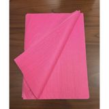 Aybaş Kağıtçılık Pembe Renk Pelur Kağıdı 25X35 cm (75 Adet) Paketleme Kağıdı, Çeyiz Kağıdı, Renkli Pelur Kağıdı - 25 x 35 cm