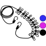Aybastılı RENKLİ LASTİK 12PCS METAL MANDALLI ÇAMAŞIR İPİ (K246)