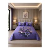 AYBERK HOME TEXTİLE LİLYUM Dört Mevsim Kapitoneli Çift Kişilik Nevresim Takımı 6 Parçalı Lastikli Çarşaf