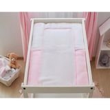 Aybi Baby Alt Açma Minderi Pvc Alezli 50X80 cm -Pembe - Pembe - Beyaz