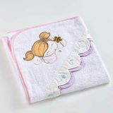 Aybi Baby Little Fairy Bebek Havlusu 75 x 80 cm - Beyaz