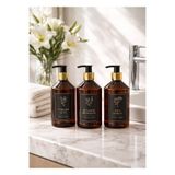 AY&ÇA HOME 3'lü Premium Gold Başlıklı Bulaşık Deterjanı, Sıvı Sabun, Çamaşır Suyu Etiketli 500 ML Plastik Şişe
