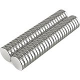Aycer 10 Adet 10X2MM Yuvarlak Neodyum Mıknatıs Güçlü Magnet Nikel Kaplamalı ( Lisinya )