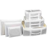 Aycer Bavul Içi Organizer Seti - Yatak Odası Organizer Set - Makyaj Organizer Mini Hurçlar (6 Parça) ( Lisinya )