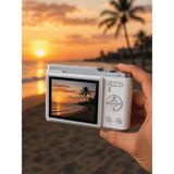 Aycer Beyaz 4K Video Kayıtlı 48 Mp Dijital Fotoğraf Makinesi Otomatik Odaklama - Lisinya