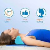 Aycer Ergonomik Boyun Masaj Yastığı – Servikal Traksiyon Destekli, Omurilik Ortopedik Yastık ( Lisinya )