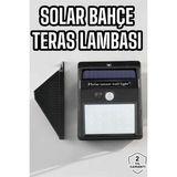 Aycer Güneş Enerjili Bahçe Lambası Solar Gece Aydınlatma Sensörlü Lamba - Lisinya