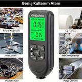 Aycer HW-300PRO Oto Boya Kalınlık Ölçer Fe Nfe 2000ΜM + 2 Fonksiyonlu Bardak Tutucu Hediyeli ( Lisinya )