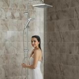 Aycer Irmak Premium Robot Yağmurlama Tepe Duş Sistemi – Modern Banyo Batarya Seti ( Lisinya )