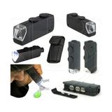 Aycer -Mini 60X 100X Zoom Lens Odak Takı LED Cep Mikroskop Büyüteç ( Lisinya )