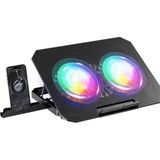 Aycer Rgb Fanlı Laptop Soğutma Standı USB Girişli Notebook Yükseltici - Lisinya