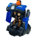 Aycer Robota Dönüşen Araba - Pilli Yerde Gezen Spor Araba - AK-839 (Lisinya)