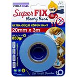 Aycer Süper Fix Çift Taraflı Montaj Bandı 20 mm 3 Metre