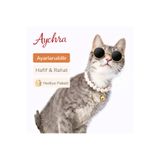 Aychra Premium İnci Kedi Kolyesi | Esnek Ayarlanabilir | Hafif Yapı | Zarif Mini Çıngırak