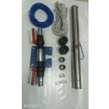 Aycı Mühendislik 4SD6/8 1 Hp Alarko Trifaze 40 mt Yassı Kablolu 80 mt Halatlı Çift Vanalı Akıtma Başlıklı Takım Dalgıç Pompa