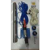 Aycı Mühendislik 4SDM12/8 2 Hp Alarko 30 mt Yassı Kablolu Panolu 60 mt Halatlı Çift Vanalı Akıtma Başlıklı Monofaze Takım Dalgıç Pompa