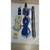 Aycı Mühendislik 4SDM6/8 1 Hp Alarko 35 mt Yassı Kablolu Panolu 70 mt Halatlı Çift Vanalı Akıtma Başlıklı Monofaze Takım Dalgıç Pompa