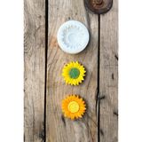 Ayçiçeği Tekli Mum Kalıbı (Silikon) (1 Adet) - Çok Renkli