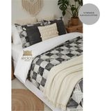 Ayçiçek Home Çift Kişilik Nevresim Takımı 160/200 Lastikli Çarşaf 180/220 Yorgan Ölçüsü 4 Adet Yastık Kılıfı - Beyaz - 160 x 200 cm