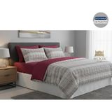 Ayçiçek Home tek Kişilik Nevresim Takımı 100/200 lastikli çarşaf 170/220 yorgan ölçüsü özel ölçü - 170 x 220 cm - Bordo