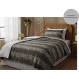 Ayçiçek Home Tek Kişilik Nevresim Takımı 100/200 Lastiksiz Çarşaf 160/215 Yorgan Ölçüsü - Kahve - Beyaz - 160 x 215 cm
