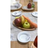 Ayd Ahşap Ahşap Kayık Şeklinde Salata ve Meyve Tabağı