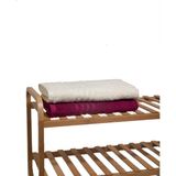 Ayd Home 2'li Bej - Mürdüm Yüz Havlusu - 50 x 90 cm - Renkli