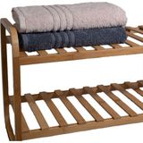Ayd Home 2'li Pudra - Antrasit Yüz Havlusu - 50 x 90 cm - Renkli