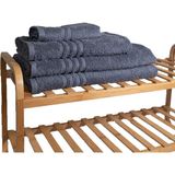 Ayd Home 6'lı Antrasit Yüz Havlusu - 50 x 90 cm - Renkli