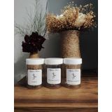 AYD Kulak Pamuğu - Makyaj Pamuğu - Pamuk Etiketli Plastik Amber Kavanoz Banyo Düzenleyici