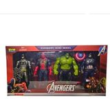 Ayda Oyuncak 5li Figür Karakter Seti Örümcek Adam Thanos Hulk Kaptan Amerika Iron Man