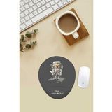 Ayda Yürüyen Köpek Desenli Bilek Destekli Mouse Pad