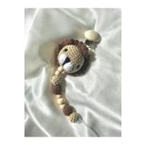 AydaAtölye Isme Özel Organik Amigurumi Emzik Askısı