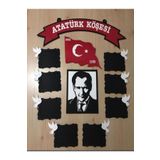 Aydede Oyunevi Atatürk Köşesi Keçeden Yapılmış Pano