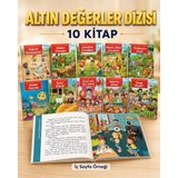 Aydede Yayıncılık Altın Değerler Dizisi 10 Kitaplık Hikâye Seti – 1. ve 2. Sınıf Değerler Eğitimi