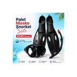 Aydemir Sea Walker Çantalı Yüzücü Paleti 42-43 / STAR DIVING Maske + Şnorkel Set