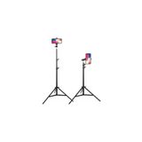 AydemirTech Tripod 2.1 Mt 360 Döner Başlıklı Telefon Tutucu Ring Light Metal Işık Stüdyo Lamba Ayağı