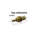 Aydenstore Koç Salmastra Aç Kapa Musluk Içi Salmastıra Sarı Dişli Aç Kapa Model - standart